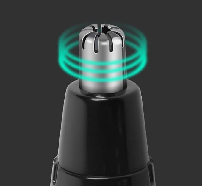 4 in 1 Nose Hair Trimmer and Eyebrow Trimmer USB Rechargeable Waterproof Eyebrow Razor Nasal Hair Trimming Tool for Travel Bathroom Camping Easy Cleansing (Color : Gold)