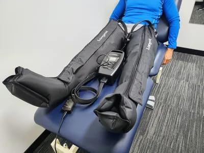 LONGEST Lymphedema Pumps Legs Foot Air Compression Therapy Boots Lymphatic Leg Recovery Compression System Pressotherapy for Swelling Circulation &amp Pain Medium