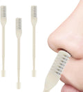 KAMOJI 2026 New Nasal Hair Cutter Set 360° Rotating Portable Manual Nasal Hair Remover Upgrade Double-Sided Nose Hair Trimmer with Ear Picker Suitable for Men and Women (Begie 3Pcs)