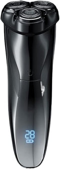 Electric Razor for Men USB Rechargeable Men’s Electric Shaver for Rotary Shaving with Pop-up Trimmer