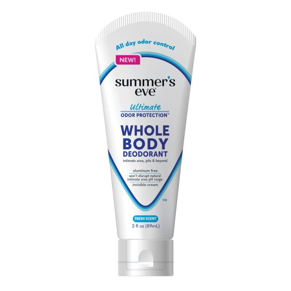 Summer's Eve Ultimate Smell Protection Whole Body Cream Deodorant Blissful Escape (3oz) Simply Sensitive (3oz) &amp Fresh Scent (3oz) (2ea)