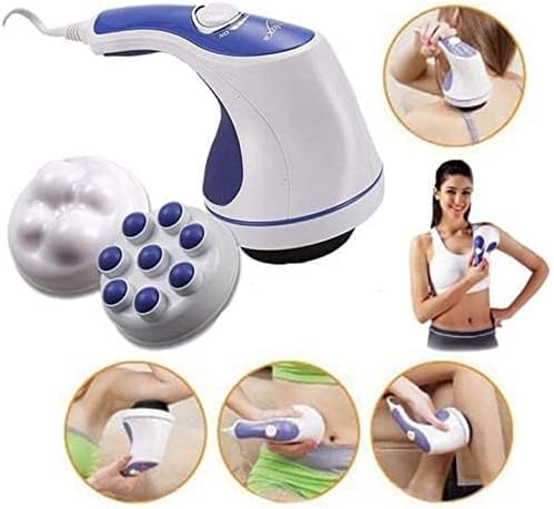 Acupressure Products Manipol Complete Body Head Neck Shoulder Back Leg Foot Pain Relief for Men Women for Fat Reduction Joint Pains Massager (White)