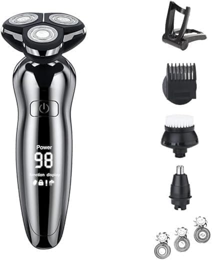 Electric Razor for Men's Men's Electric ShaverElectric Shaver for MenBeard and Mustache TrimmerWashable and USB Charging Shaving Machine