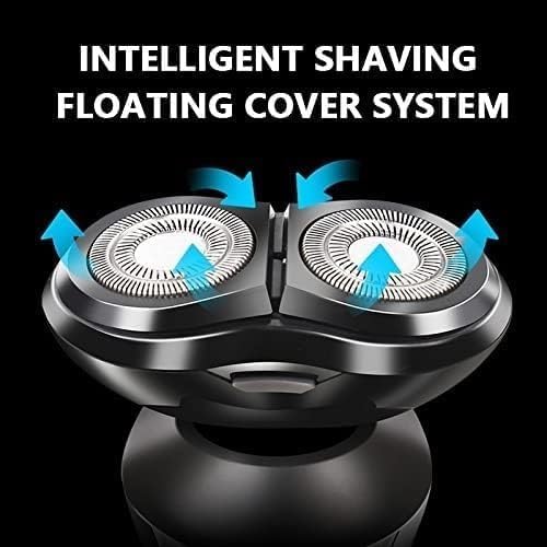Electric Shavers for Bald Men 3 in 1 Men Electric Shavers Triple Razor Multifunction Waterproof Nose Hair Trimmer Shaved Hair Head USB Rechargeable