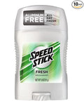 Speed Stick Deodorant Fresh 1.8 oz (Pack of 10)