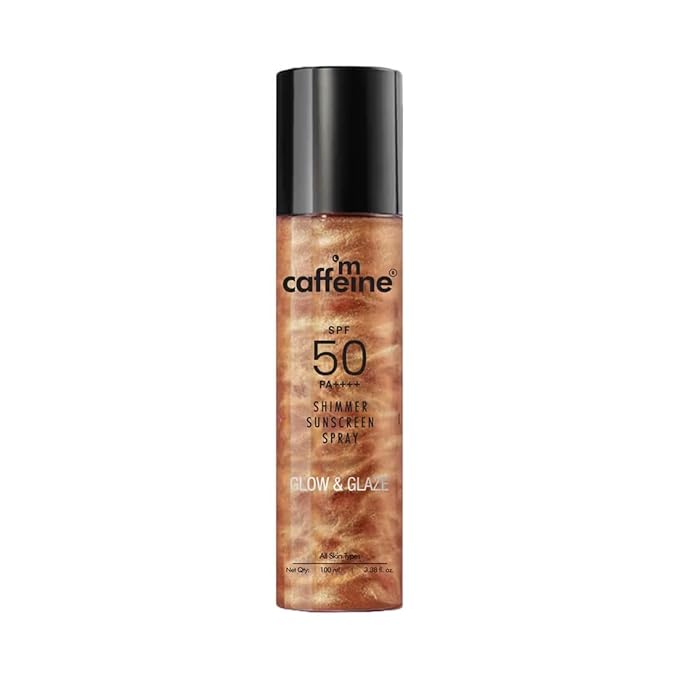 Mcaffeine's SPF 50 PA++++ Body Shimmer Spray Limited Edition 100ml
