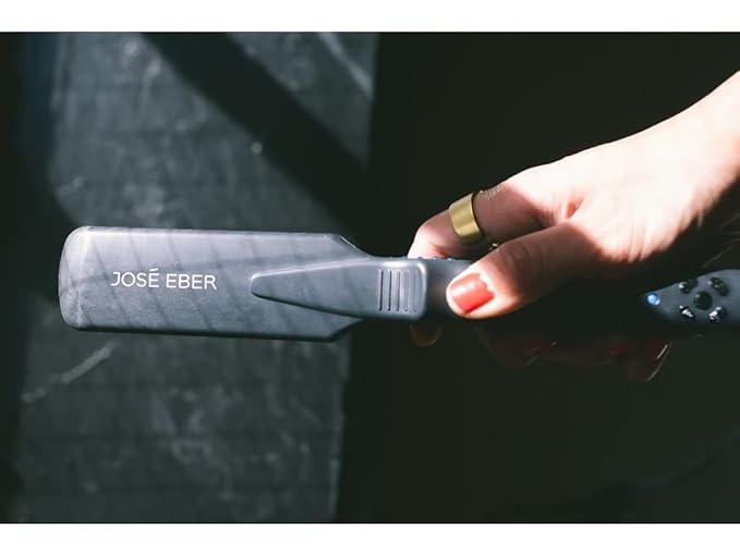 Jose Eber: Wet or Dry Flat Iron - 1.5 Plates Innovative Technology Smooths Dry or Damp Hair Temp Control Professional Straightener Styling Tool