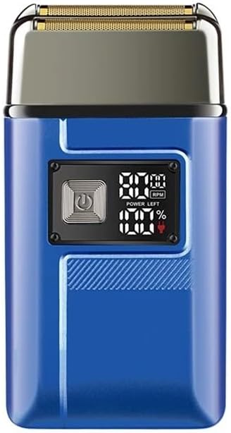 Men's Shaver Electric Barber Razor Men Double Foil Shaver Bald Head Beard Trimmer IPX6 Waterproof 8000RPM Ultra-Close Precision Shave