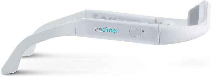 retimer 3 - Smart Light Therapy Glasses for Sleep &amp Circadian Issues - Insomnia Winter Blues Jet lag &amp Shift Work. Naturally Regulate Melatonin. AI App Integrated with Apple &amp Android He