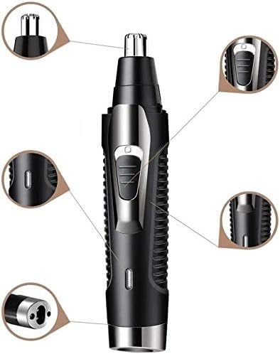 Ear and Nose Hair Trimmer for Men Painless Ear Hair Trimmer Rechargeable Compact Clipper Waterproof Dual Edge Blades for Easy Cleansing