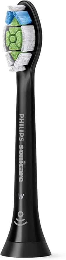 Philips Sonicare Optimal Whitening Black BrushSync Heads (Compatible with All Philips Sonicare Handles) 4 Pack