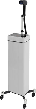 1200W/110V Adjustable Height Nano Hair Steamer Standing 3 in 1 Hair Steamer w/Removable Nozzle Standing10 Levels Fog Hair Color Processor SPA Steamer for Hair Salons Barber Stores (White)