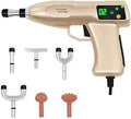 720N Chiropractic Adjusting Tool Instrument Electric Impulse Gun Actuator Massager Professional Massage Equipment Magnetic Therapy Massage Gun (Golden)