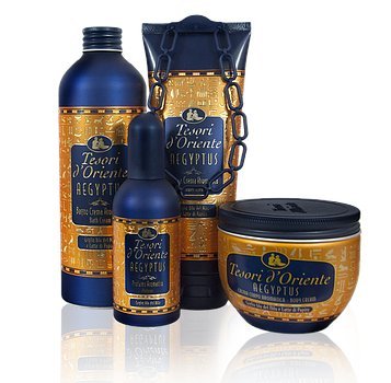 Tesori d'Oriente: Aegyptus Bath Cream with Blue Lily of the Nile and Papyrus Milk - Pack of 6 [ Italian Import ]