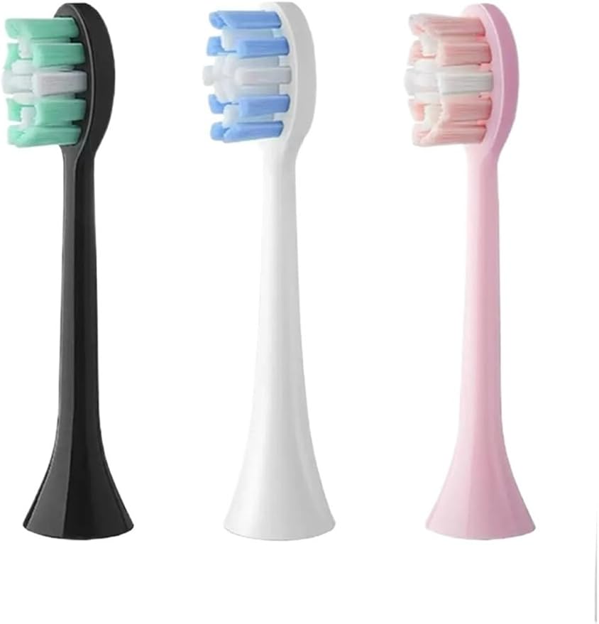 Replacement Toothbrush Head Compatible for BOMIDI TX5 Electric Soft Bristles Nozzles(16PCS White)