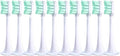 Brush HeadsCompatibility for Xiaomi Mijia T300/T500 10Pcs Replacement Electric Toothbrush Nozzles Clean Protect Soft Dupont Bristle(10pcsGreen)