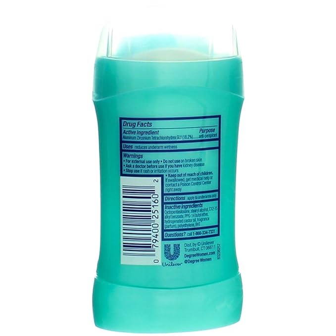 Degree Shower Clean Dry Protection Antiperspirant Deodorant Stick 1.6 oz (Pack of 6)