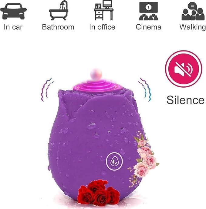 2026 Upgraded Version 10 Intense Suction Patterns 10 Continuous Insertion Rose Adult Tool 2025 Women Toys Automatic Electric Adult Toys Machine USB Rechargeable XJH-Purple53