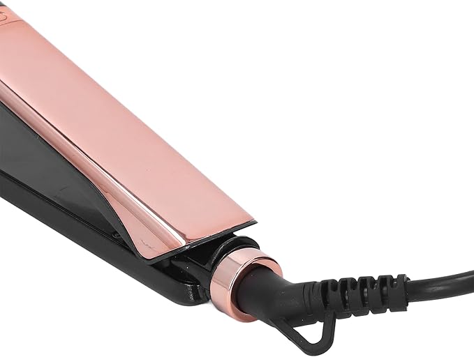 Flat Iron Hair Straightener 60W Fast Heating Ultra Thin LED Display Auto Off Portable Ion Hair Straightening Tool for Travel (US Plug)