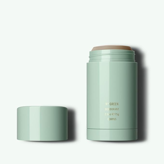 CORPUS - Natural Deodorant Stick For Sensitive Skin | Aluminium + Baking Soda Free | Unisex Non-Toxic Made In The USA (Nº Green)