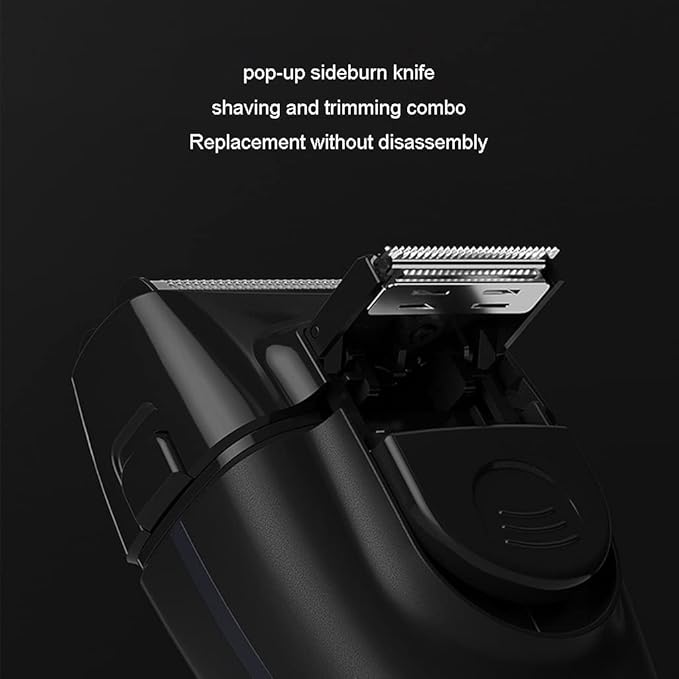 JYYBN Razor Electric Men's Shaver reciprocating Razor Multifunction Shaver Stubble Trimmer