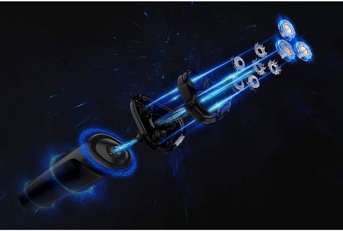 Electric Razor for MenElectric Shaver Rotary Razor Men Cordless Beard Trimmer Wet Dry Shaver Waterproof