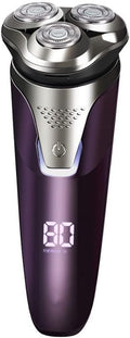 Electric Razor for Men Rotary Shaver Pop-up Beard Trimmer with LED Display and Rechargeable