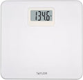 Taylor Digital Plastic Bathroom Scale Scale for Body Weight White