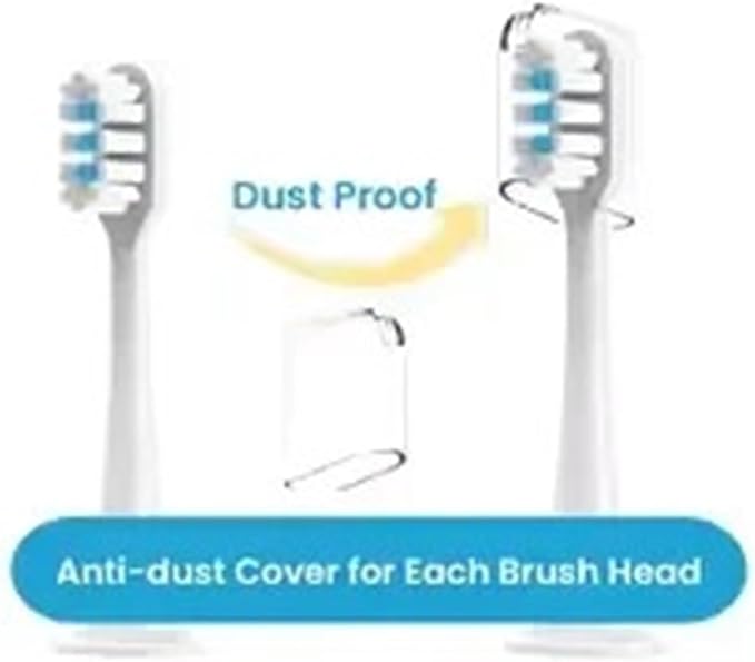 8pcs Toothbrushes Head Compatible for T301/T302/T501/MES605/MES608/MES607(8PCS Blue)