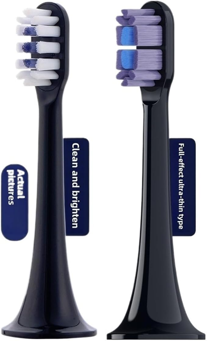8 Toothbrush Heads Suitable Compatible for Mijia Electric T700 MES604 MBS304 Brush Full-Effect Clean and Bright White Type