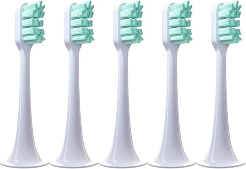 10PCSCompatible for T300/500 Replacement Brush Heads Toothbrush Vacuum Soft Bristle Nozzles(Blue-Soft)