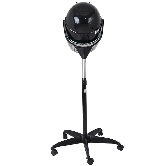 Professional Floor Bonnet Hair Dryer with Wheels Stand Up Rolling Hair Dryer Stand Hair Dryer Hair Bonnet Dryer Salon Hair Styling Tools Hair Dryer with Wheels Adjustable Hooded
