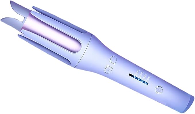 ZJchao Automatic Curling Iron 32mm Ionic Ceramic Hair Curling Wand Fast Heating Curler with 4 Temperature Settings for Salon Home Styling (US Plug 110V)