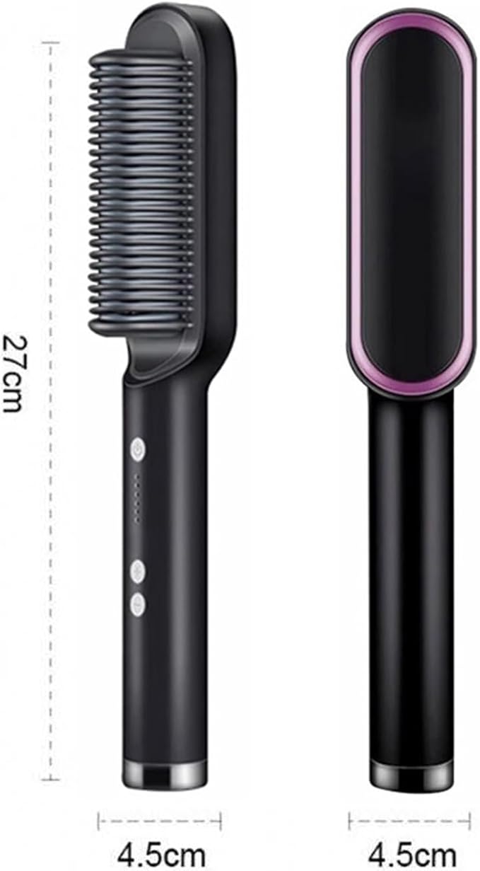 Straightening Wand Hair Dryer Comb Curling Irons Beauty Products Brushes Fast Heating Straightener Straightener(WhiteEU)