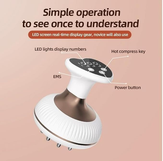 Lymphatic Drainage Massager Electric Meridian Brush Massage Tools for Belly FatAnti Cellulite Massager Handheld Electric Body Sculpting Machine Rechargeable Cordless Shaping Lymphatic Drainage