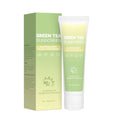 2PCS Green Tea Sunscreen for Face SPF 50 Facial Sunscreen Non-Greasy &amp No White cast Lightweight Hydrating