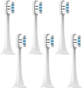 Replacement Toothbrush Heads Compatible for T300/T500/T500C/T700(White blue-6pcs)