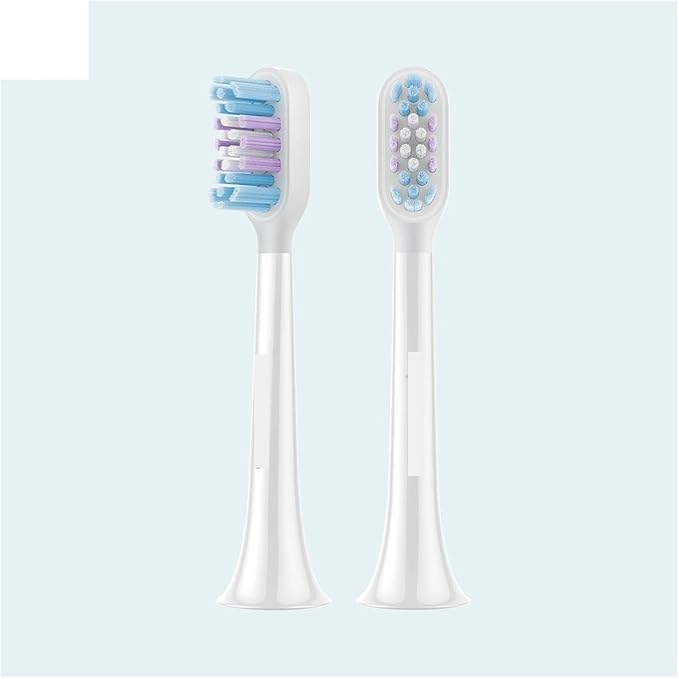 Compatible for Sonic Electric Toothbrush T501/T501C Head 2pcs Full Effect Brightening Type Brush Replacement Heads(Model 6)