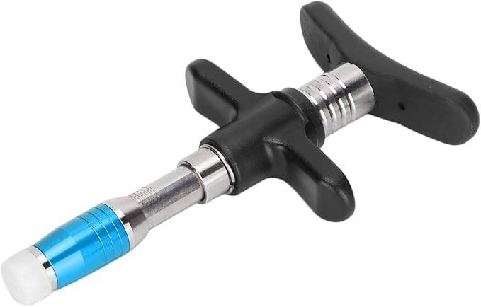 ZJchao Chiropractic Adjustment Tool 10 Levels Manual Single Head Spinal Massager Hand Back Massage Tool Gun Device Portable Chiropractic Adjustment Tool (Blue)