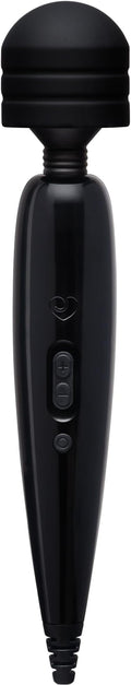 Lovehoney Powerful Electric Handheld Massager - Mains Powered Body Massage Tool with 12 Vibration Modes - Flexible Neck for Muscle Aches in Back Neck Shoulders Legs – Black