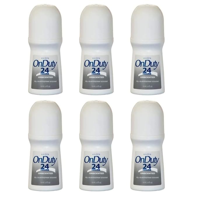 Roll On Deodorant On Duty 24hr Unscented - 6 pack