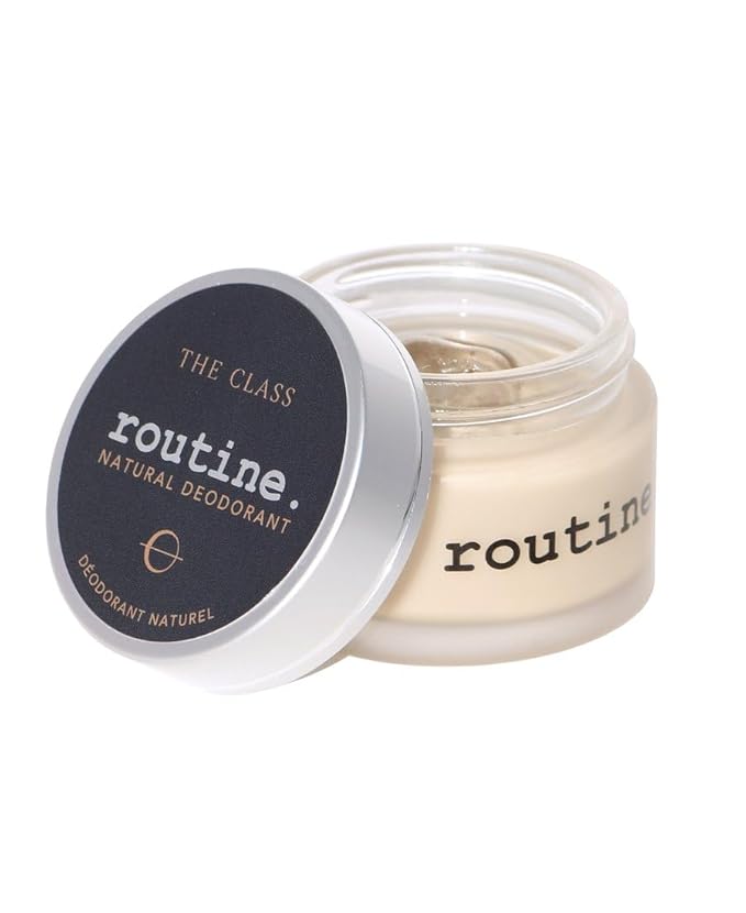 Routine. Natural Deodorant The Class Deo Jar | 2 Fluid Oz. Natural Deodorant | Extra Sensitive Skin Formula | Aluminum Free Natural Deodorant For Women &amp Men (Cream Jar Formula)