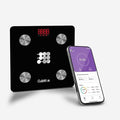 CUBITT Smart Digital Weight Scale 13 Body Composition Analizer BMI Muscle Mass Body Fat Scale with Smartphone App sync with Bluetooth (Black)