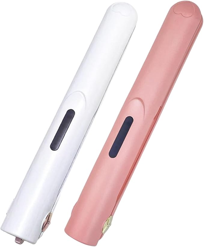 Cordless Hair Straighteners Hair Straightener Curler Portable Straighteners with 3 Adjustable Temperature Fast Heating Cordless Curling Iron for Home Salon Style 1