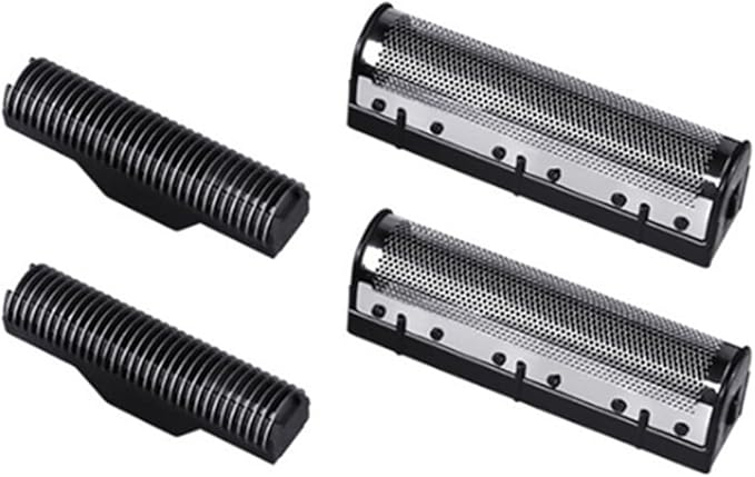 Compatible for Kemei KM-1102Electric Shaver Blade Razor Blade Net Replacement of Shaver Blade Accessory(2 Sets)
