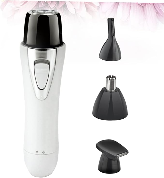 3pcs Men Rechargable Nose Hair Trimmer Electric Face Shaver Fashion Nose Hair Cutter Safe for Genders