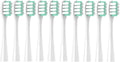 10PCS Vacuum Replacement Brush Heads Compatible for Y1S/Y4/U1/U2/U3/P1/P4 Soft Sonic Electric Toothbrush Clean Nozzles(10PrismaticCareWhite)