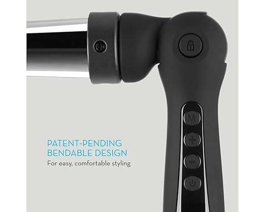 Neuro by Paul Mitchell Angle Bendable Titanium Curling Iron Patent-Pending Adjustable Technology Creates Beach Waves + Natural-Looking Curls
