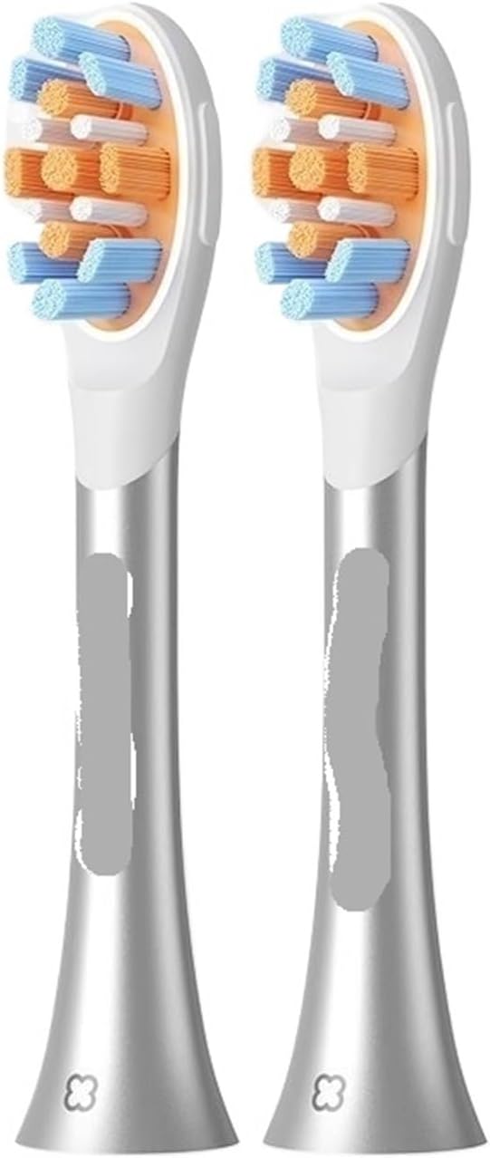 Compatible for Oclean Electric Toothbrush Head Soft Bristles Interactive Design Cleaning Accessory(Oclean P3K6 2Pcs)