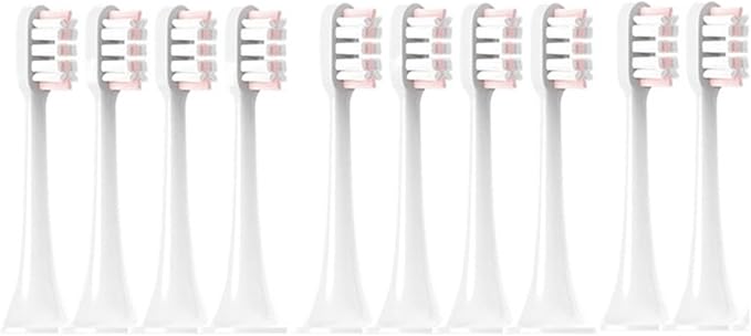 Hot Replacement Brush Heads Compatible for T300/T500/T700 for Sonic Electric Toothbrushes with Caps Sealed Package Soft(10Pink)